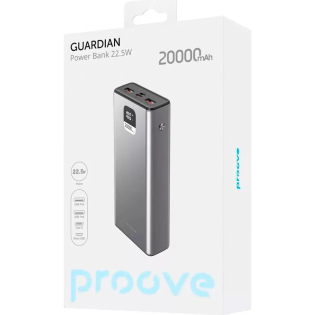 Портативная батарея (павербанк) 20000mAh 22.5W Proove Guardian (PBG222210004) Портативная батарея (павербанк) 20000mAh 22.5W Proove Guardian (PBG222210004)