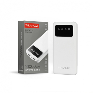 Повербанк 10000 mAh TITANUM OL21 White (TPB-OL21-W) Повербанк 10000 mAh TITANUM OL21 White (TPB-OL21-W)