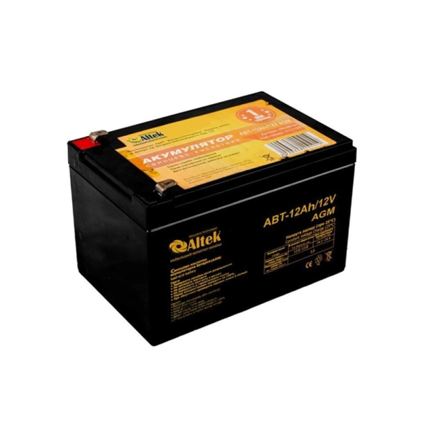 Акумуляторна батарея ALTEK ABT-12Аh 12V AGM тягова (2114217)