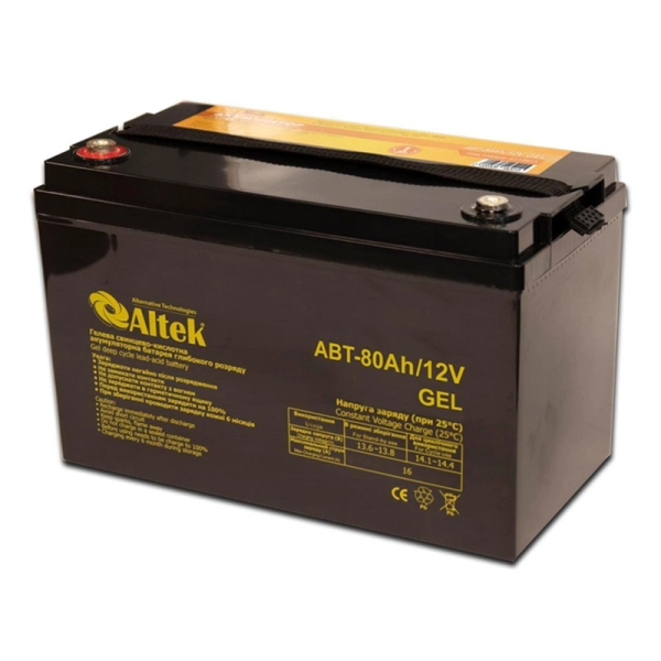 Акумуляторна батарея ALTEK ABT-80Аh 12V GEL тягова (2114221)