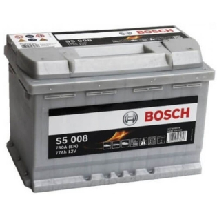 Аккумулятор Bosch 77 Ah 12 V 780A (-/+) S5 Euro 278*175*190 (0092S50080) Аккумулятор Bosch 77 Ah 12 V 780A (-/+) S5 Euro 278*175*190 (0092S50080)