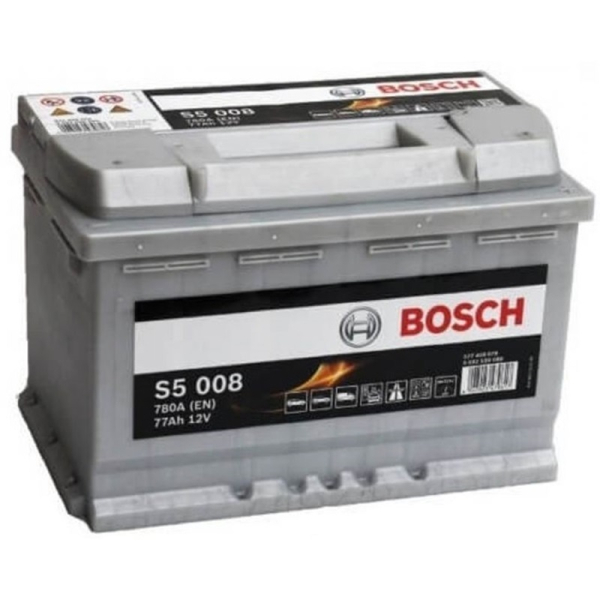 Аккумулятор Bosch 77 Ah 12 V 780A (-/+) S5 Euro 278*175*190 (0092S50080)