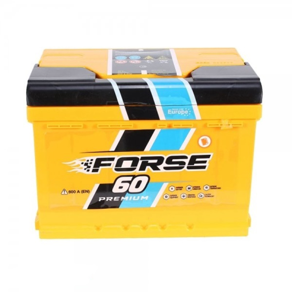 Акумулятор Forse Westa 60 Ah 12 V 600A (+/-) Euro 242*175*190 (Forse 6СТ - 60А L)