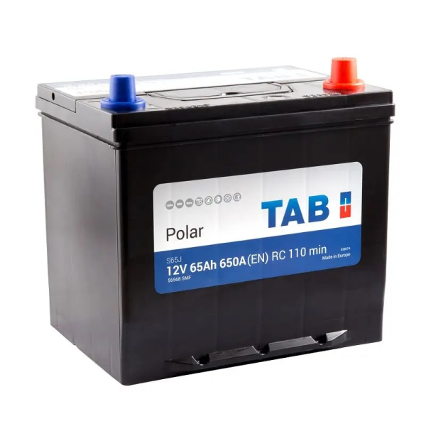 Акумулятор TAB 65 Ah 12 V 650 A (-/+) Polar Japan 230*173*200 (220) (246 865)