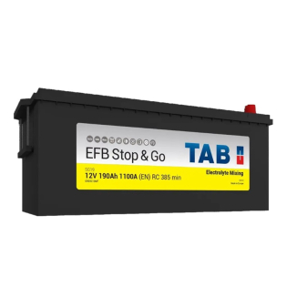 Аккумулятор TAB 190 Ah 12 V 1100 A EFB Polar Japan 512*223*194 (220) (492 612) Аккумулятор TAB 190 Ah 12 V 1100 A EFB Polar Japan 512*223*194 (220) (492 612)