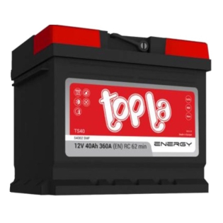 Аккумулятор Topla 40 Ah 12 V 360 A (-/+) Energy Euro 207*175*175 (108 044) Аккумулятор Topla 40 Ah 12 V 360 A (-/+) Energy Euro 207*175*175 (108 044)