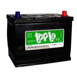 Аккумулятор Topla 75 Ah 12 V 750 A (-/+) AGM - Japan 269*173*198 (218) (114 120) Аккумулятор Topla 75 Ah 12 V 750 A (-/+) AGM - Japan 269*173*198 (218) (114 120)