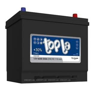 Аккумулятор Topla 65 Ah 12 V 650 A (-/+) Energy Japan 230*173*200 (220) (118 665) Аккумулятор Topla 65 Ah 12 V 650 A (-/+) Energy Japan 230*173*200 (220) (118 665)