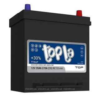 Аккумулятор Topla 35 Ah 12 V 270 A (-/+) Top Energy Japan 197*134*206 (226) (118 735) Аккумулятор Topla 35 Ah 12 V 270 A (-/+) Top Energy Japan 197*134*206 (226) (118 735)