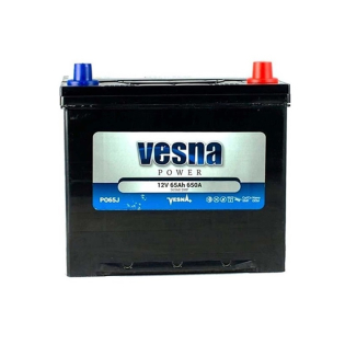 Аккумулятор Vesna 65 Ah 12 V 650 A (-/+) Japan 230*173*200 (220) (415 865) Аккумулятор Vesna 65 Ah 12 V 650 A (-/+) Japan 230*173*200 (220) (415 865)