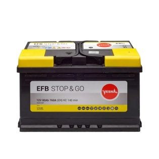 Аккумулятор Vesna 80 Ah 12 V 760 A (-/+) EFB - Euro 315*175*190 (313 080) Аккумулятор Vesna 80 Ah 12 V 760 A (-/+) EFB - Euro 315*175*190 (313 080)