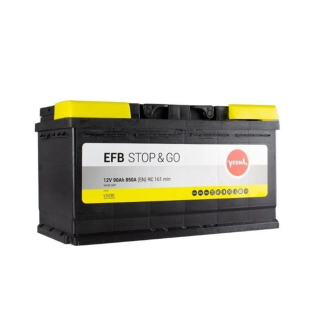 Аккумулятор Vesna 90 Ah 12 V 850 A (-/+) EFB - Euro 353*175*190 (313 090) Аккумулятор Vesna 90 Ah 12 V 850 A (-/+) EFB - Euro 353*175*190 (313 090)