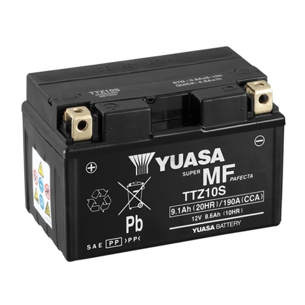 Акумулятор Yuasa 9,1 Ah 12 V 190 A (+/-) AGM MF VRLA Battery Euro 150*87*93 (TTZ10S)