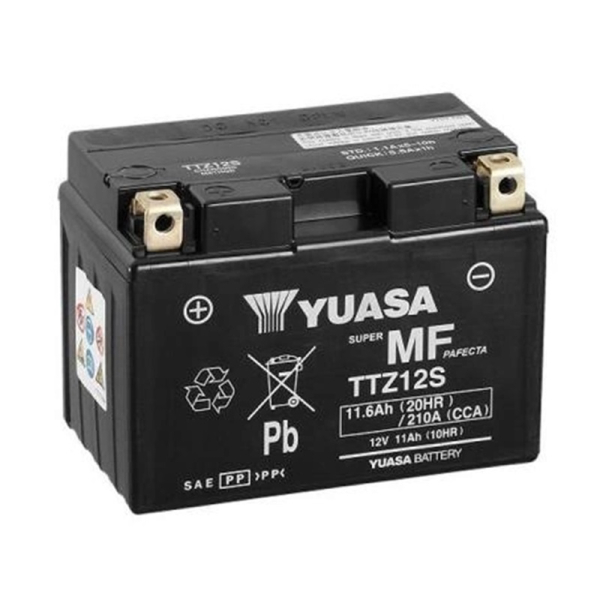 Аккумулятор Yuasa 11,6 Ah 12 V 210 A (+/-) AGM MF VRLA Battery Euro 150*87*110 (TTZ12S)