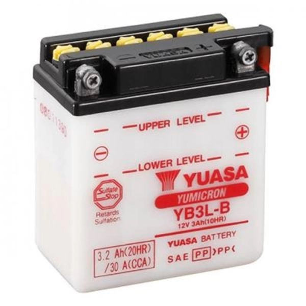 Аккумулятор Yuasa 3,2 Ah 12 V 30 A (-/+) YuMicron Battery Euro 99*57*111 (YB3L-B)