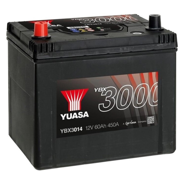 Аккумулятор Yuasa 90 Ah 12 V 800 A (-/+) SMF Battery Euro 353*175*175 (YBX3017)