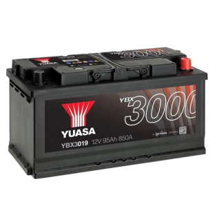 Акумулятор Yuasa 95 Ah 12 V 850 A (-/+) SMF Battery Euro 353*175*190 (YBX3019) Акумулятор Yuasa 95 Ah 12 V 850 A (-/+) SMF Battery Euro 353*175*190 (YBX3019)