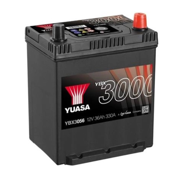 Акумулятор Yuasa 36 Ah 12 V 330 A (-/+) SMF Battery Japan 187*137*225 (YBX3056)