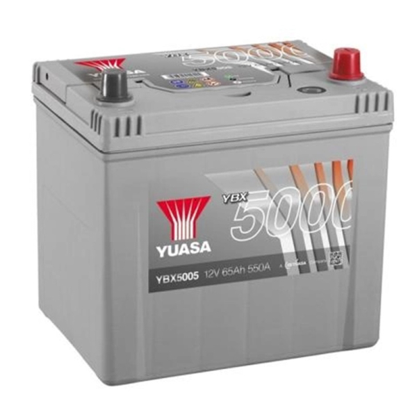 Аккумулятор Yuasa 65 Ah 12 V 580 A (-/+) Silver High Performance Battery Japan 232*175*225 (YBX5005)