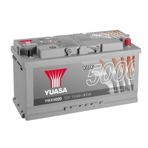 Аккумулятор Yuasa 110 Ah 12 V 950 A (-/+) Silver High Performance Battery Euro 393*175*190 (YBX5020)