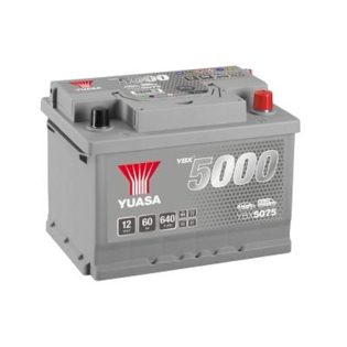 Аккумулятор Yuasa 60 Ah 12 V 640 A (-/+) Silver High Performance Battery Euro 243*175*175 (YBX5075) Аккумулятор Yuasa 60 Ah 12 V 640 A (-/+) Silver High Performance Battery Euro 243*175*175 (YBX5075)