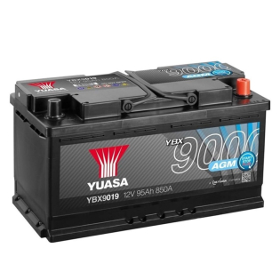 Аккумулятор Yuasa 95 Ah 12 V 850 A (-/+) AGM - Euro 353*175*190 (YBX9019) Аккумулятор Yuasa 95 Ah 12 V 850 A (-/+) AGM - Euro 353*175*190 (YBX9019)