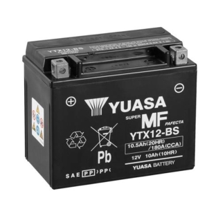 Аккумулятор Yuasa 10,5 Ah 12 V 180 A (+/-) MF VRLA Battery Euro 150*87*130 (YTX12-BS) Аккумулятор Yuasa 10,5 Ah 12 V 180 A (+/-) MF VRLA Battery Euro 150*87*130 (YTX12-BS)
