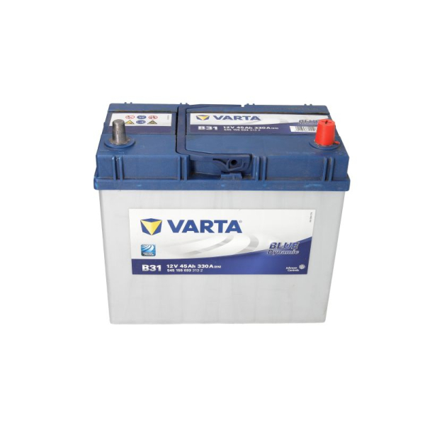 Акумулятор VARTA 45 Ah 12 V 330 A (-/+) Blue Dynamic Euro 238*129*227 (545155033)