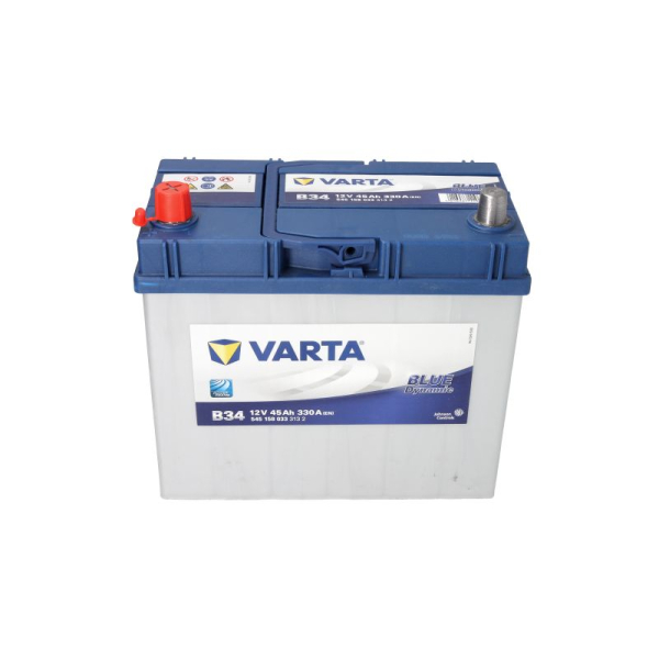 Аккумулятор VARTA 45 Ah 12 V 330 A (+/-) Blue Dynamic Euro 238*129*227 (545158033)