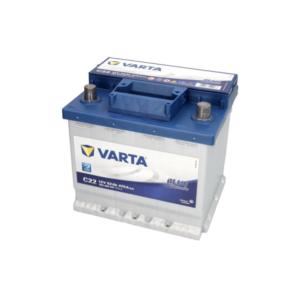 Аккумулятор VARTA 52 Ah 12 V 470A (-/+) Euro 207*175*190 (552400047)