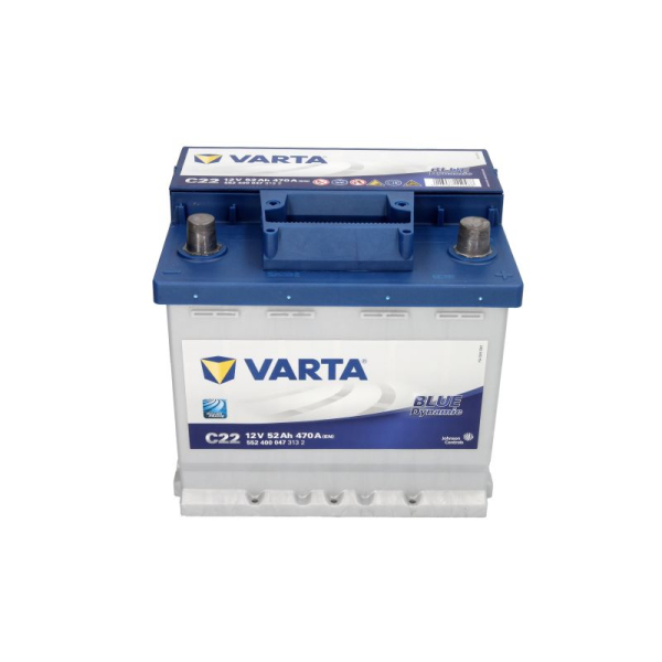 Акумулятор VARTA 52 Ah 12 V 470A (-/+) Euro 207*175*190 (552400047)