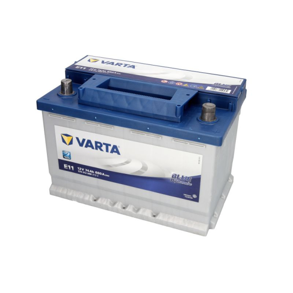 Акумулятор VARTA 74 Ah 12 V 680A (-/+) Blue Dynamic Euro 278*175*190 (574012068)