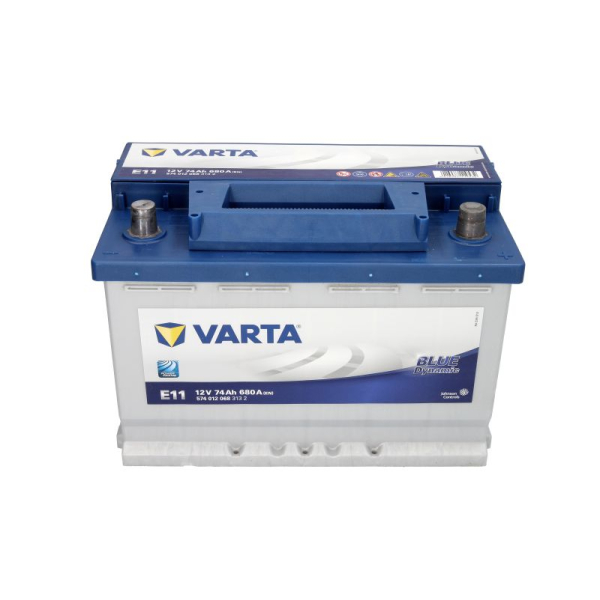 Акумулятор VARTA 74 Ah 12 V 680A (-/+) Blue Dynamic Euro 278*175*190 (574012068)