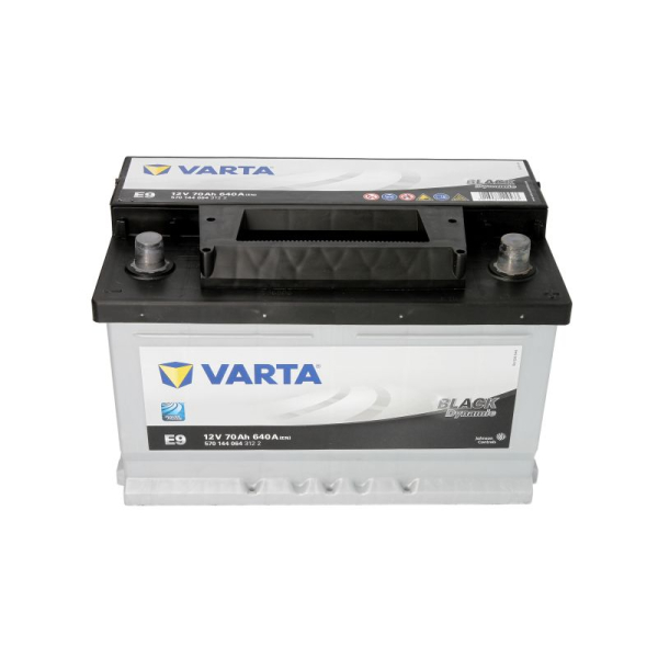 Аккумулятор VARTA 70 Ah 12 V 640A (-/+) Euro 278*175*175 (570144064)