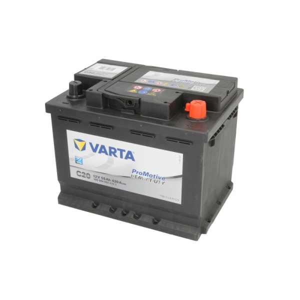 Акумулятор VARTA 55 Ah 12 V 420 A (-/+) (555064042)