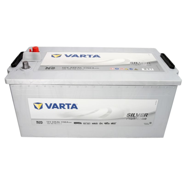 Акумулятор VARTA 225 Ah V 1150 A PROmotive Silver Euro 518*276*242 (725103115)