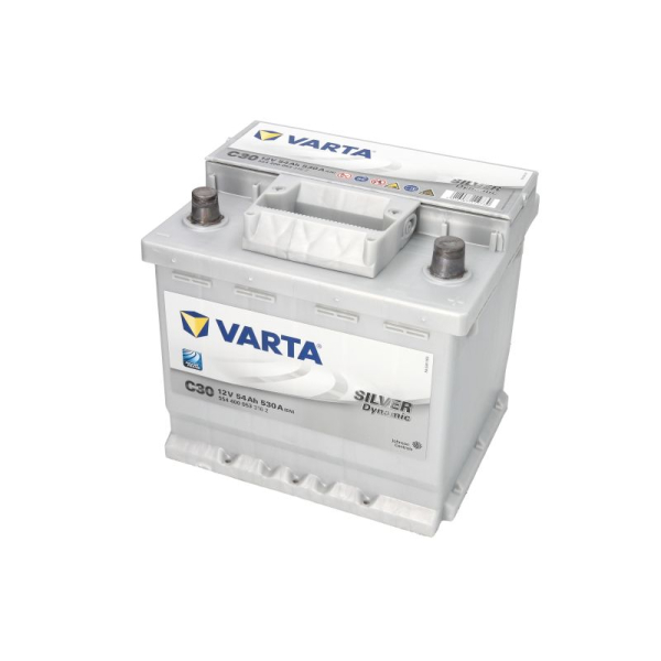 Аккумулятор VARTA 54 Ah 12 V 530 A (-/+) Silver Dynamic Euro 207*175*190 (554400053)