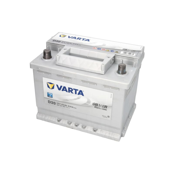Акумулятор VARTA 63 Ah 12 V 610 A (+/-) Silver Dynamic Euro 242*175*190 (563401061)