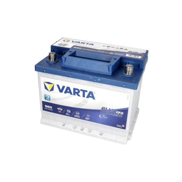 Акумулятор VARTA 60 Ah 12 V 640 A (-/+) EFB Blue Dynamic Euro 262*175*190 (560500064)
