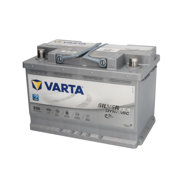 Акумулятор VARTA 70 Ah 12 V 760 A (-/+) AGM Plus Euro 278*175*190 (570901076)