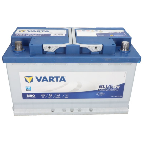 Аккумулятор VARTA 80 Ah 12 V 800 A (-/+) EFB Blue Dynamic Euro 353*175*190 (580500080)