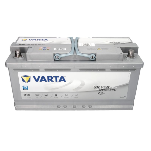 Акумулятор VARTA 105 Ah 12 V 950 A (-/+) AGM Plus Euro 393*175*190 (605901095)