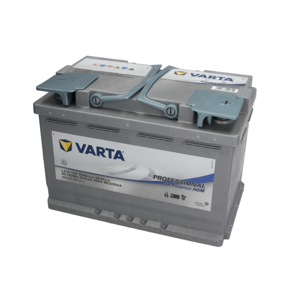 Аккумулятор VARTA 70 Ah 12 V 760A (-/+) Euro 278*175*190 (840070076)
