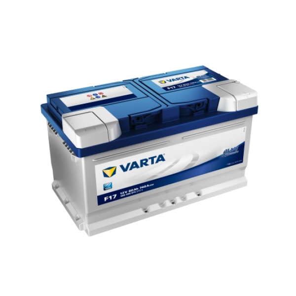 Акумулятор VARTA 80 Ah 12 V 740 A (-/+) Blue Dynamic Euro 315*175*175 (580406074)
