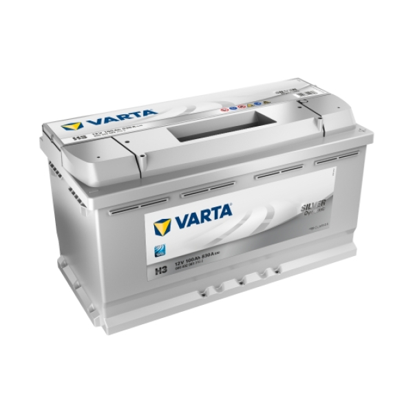Акумулятор VARTA 100 Ah 12 V 830 A (-/+) Silver Dynamic Euro 353*175*190 (600402083)