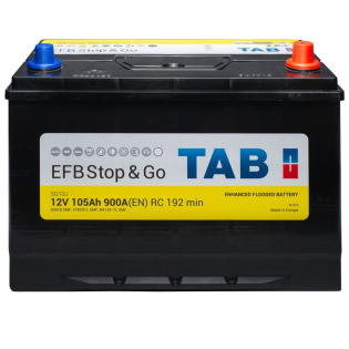 Аккумулятор TAB 105 Ah 12 V 900 A (-/+) EFB Polar Japan 134*174*198 (218) (212 005) Аккумулятор TAB 105 Ah 12 V 900 A (-/+) EFB Polar Japan 134*174*198 (218) (212 005)