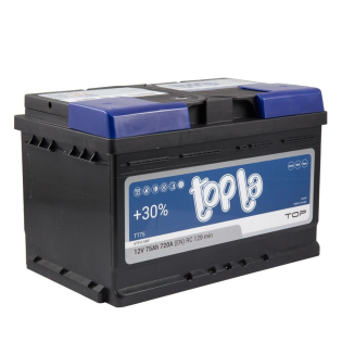 Аккумулятор Topla 75 Ah 12 V 720A (-/+) TOP Euro 278*175*175 (118072) Аккумулятор Topla 75 Ah 12 V 720A (-/+) TOP Euro 278*175*175 (118072)