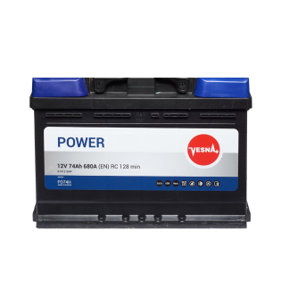 Аккумулятор Vesna 74 Ah 12 V 680 A (-/+) Power Euro 278*175*190 (415 074) Аккумулятор Vesna 74 Ah 12 V 680 A (-/+) Power Euro 278*175*190 (415 074)