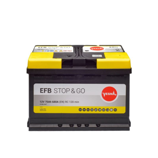 Аккумулятор Vesna 70 Ah 12 V 760A (-/+) EFB Euro 278*175*190 (313070) Аккумулятор Vesna 70 Ah 12 V 760A (-/+) EFB Euro 278*175*190 (313070)