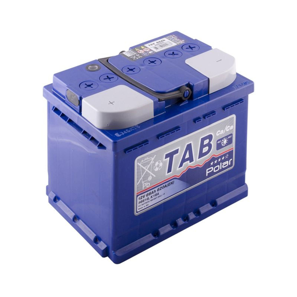 Аккумулятор TAB 66 Ah 12 V 620A (+/-) Polar Blue Euro 242*175*190 (121566)